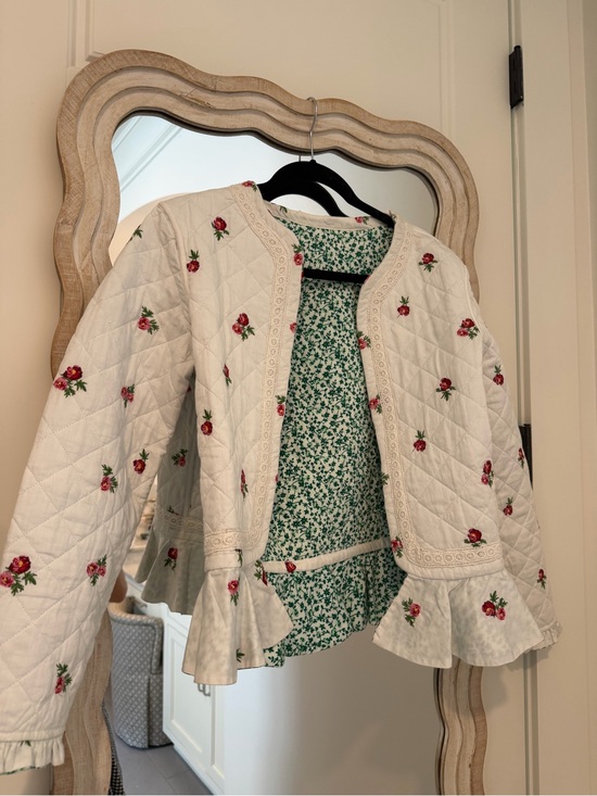 Eddy Jackets & Blazers - Eddy Reversible Quilted Floral Peplum Jacket